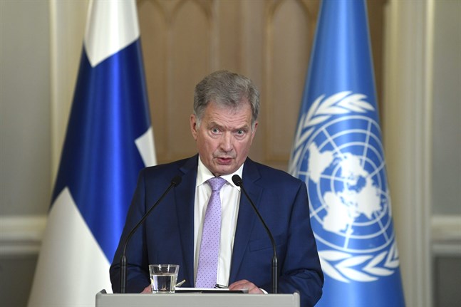 President Sauli Niinistö är för tillfället i New York.