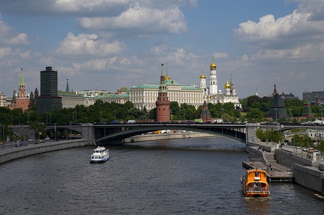 Vy över centrala Moskva. Bild från i somras.